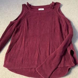 Open Shoulder Sweater